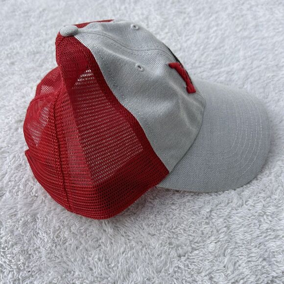 Indianapolis Indians Gray Red Mesh Trucker Hat Cap 47' Minor League Baseball - Picture 8 of 15